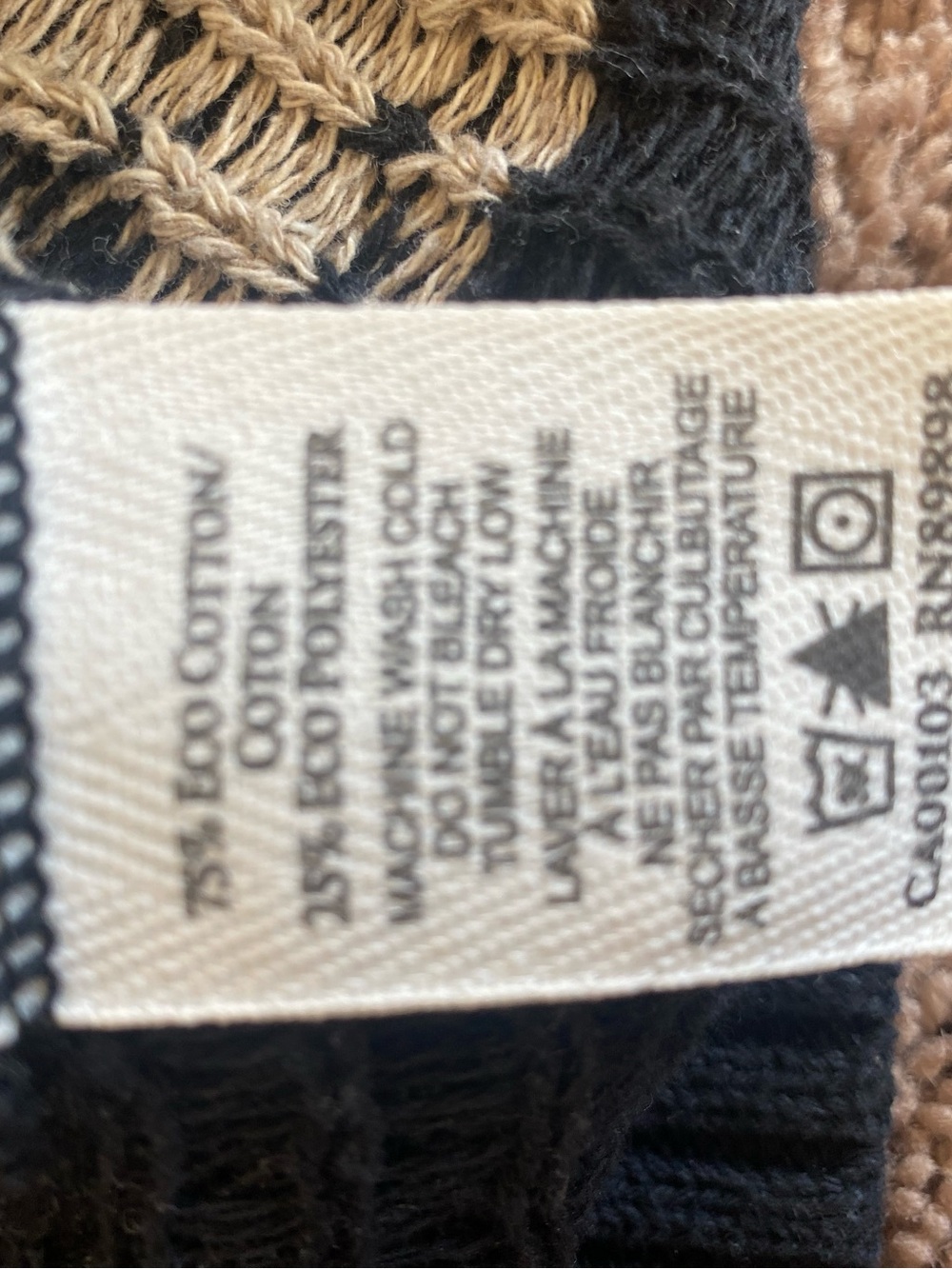 Cotton Country Forest Knit Cowl Neck Sweater Cabin Cottagecore Made in Canada - Picture 8 of 8